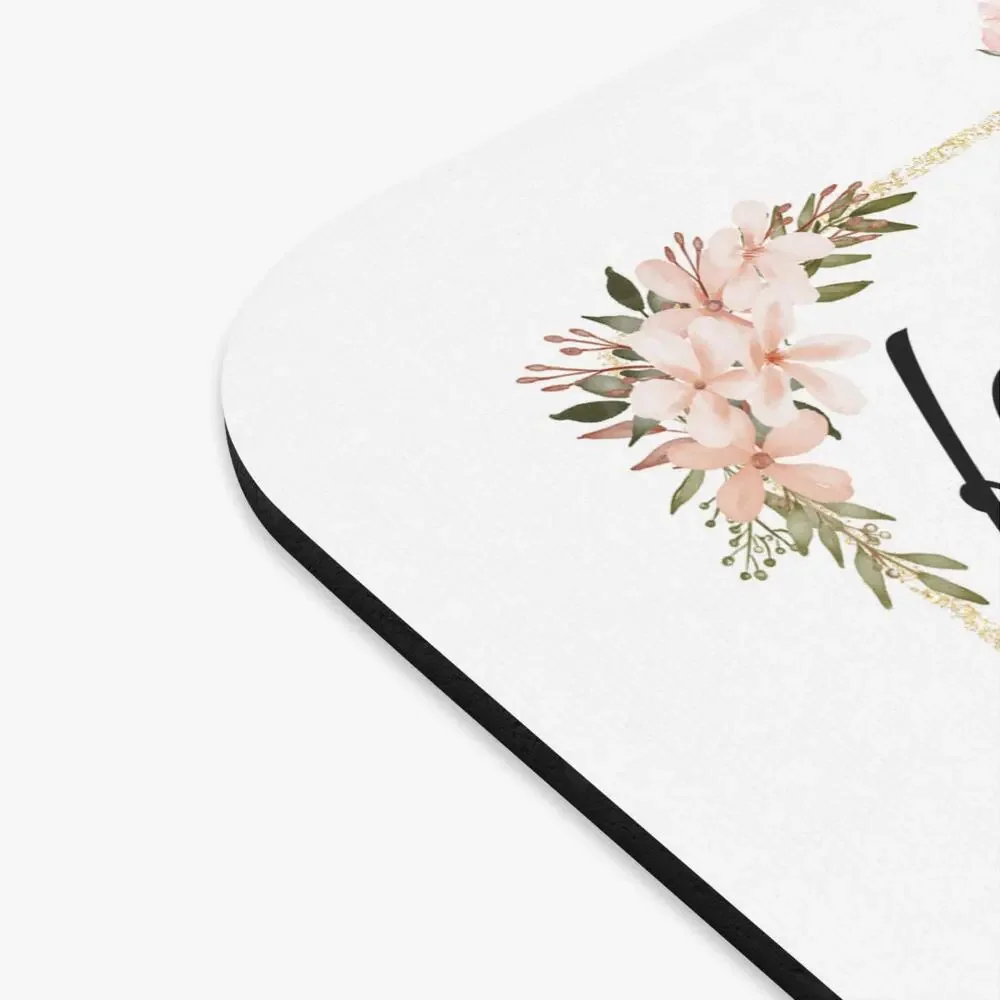 Floral Bible Verse Mouse Pad | Christian Desk Decor